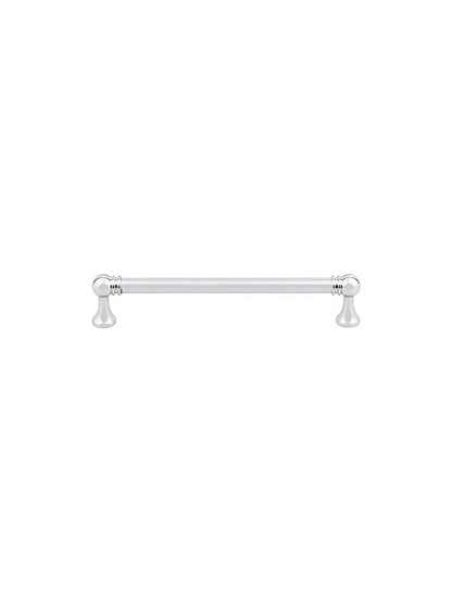 Kara Cabinet Pull - 6 5/16 inch Center-to-Center in Polished Chrome.